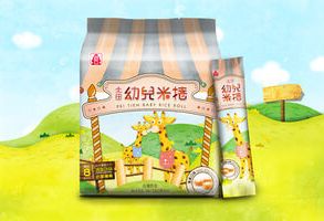 北田幼兒米卷包裝設計