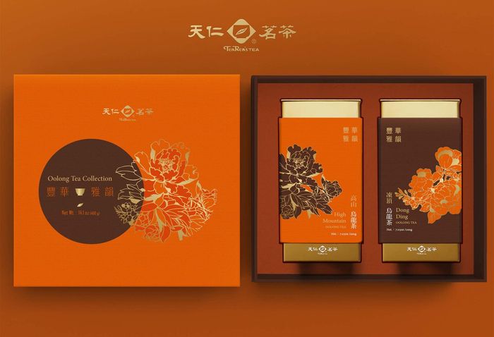 天仁茗茶-茗豐采韻茶葉禮盒設計