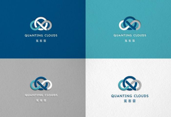 寬客雲Quanting Clouds-logo設計