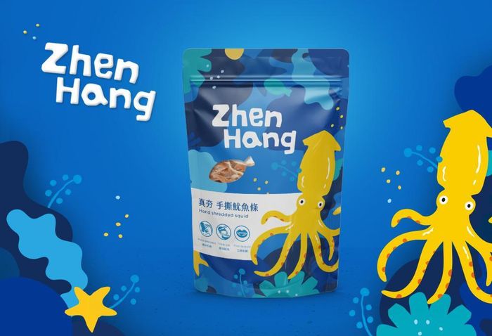 真夯手撕魷魚 條袋裝設計