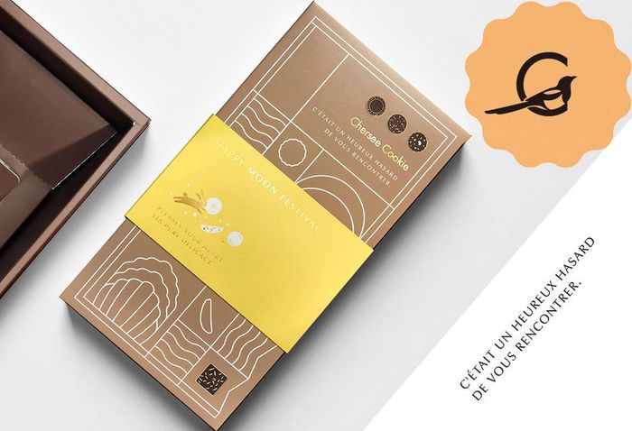 chersee cookie鵲喜禮盒設計